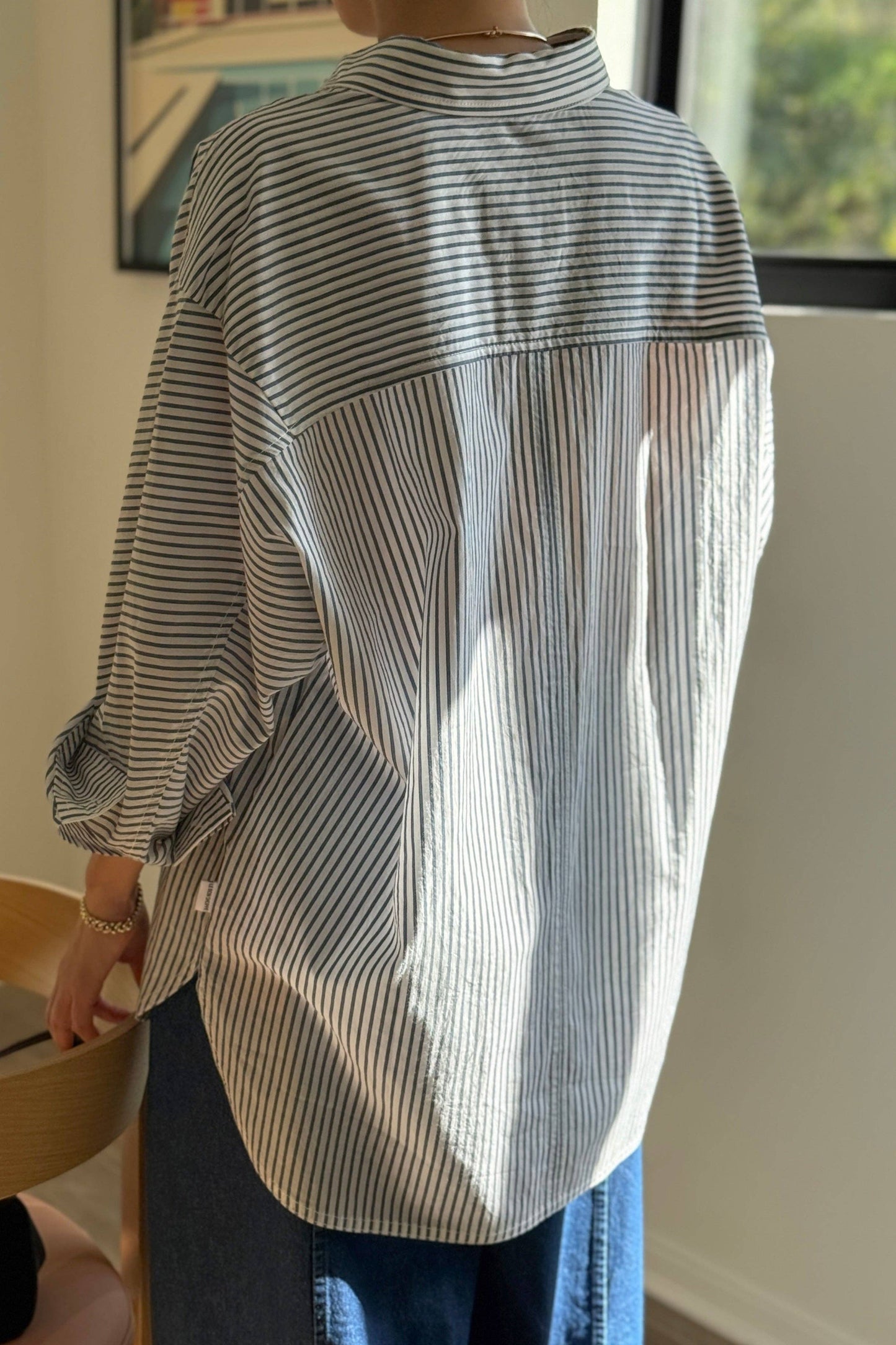 Le Bon Shoppe | Light Weight Owen Shirt - Denim Stripe