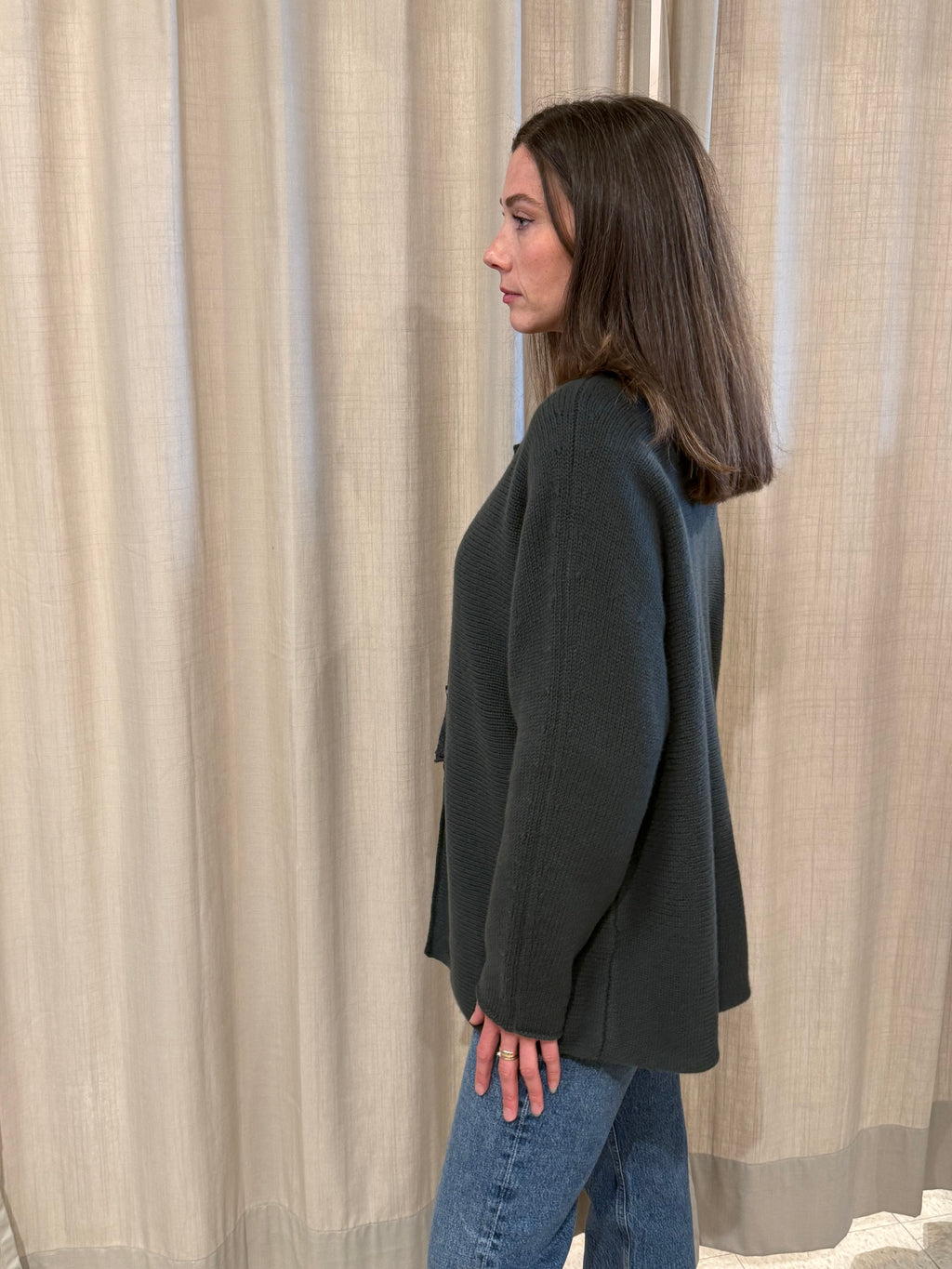 Naïf | Lila Cardigan - Olive Green