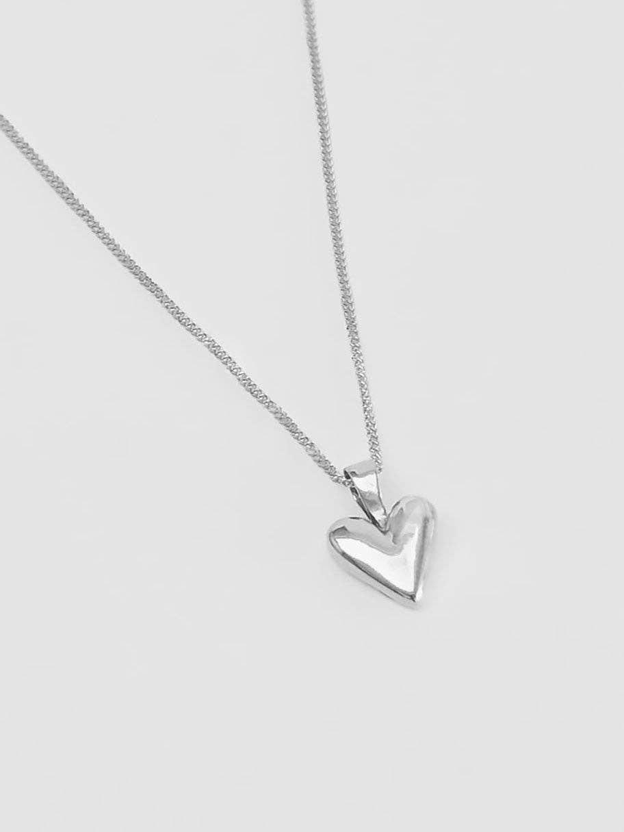 Wolf Circus | Baby Heart Necklace in Sterling Silver