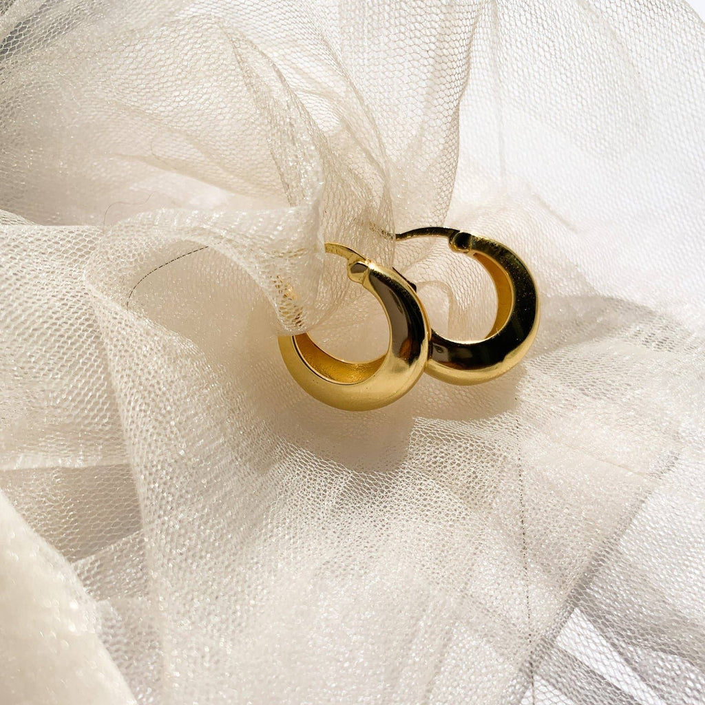 Love Local Jewelry | Anna Chunky Hoops 1.2cm - Gold