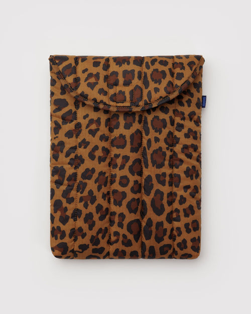 Baggu | Puffy Laptop Sleeve 13"/14" -  Leopard