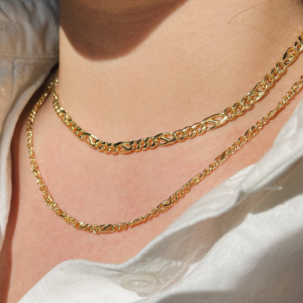 Kara Yoo | Thin Sevilla Necklace - Gold