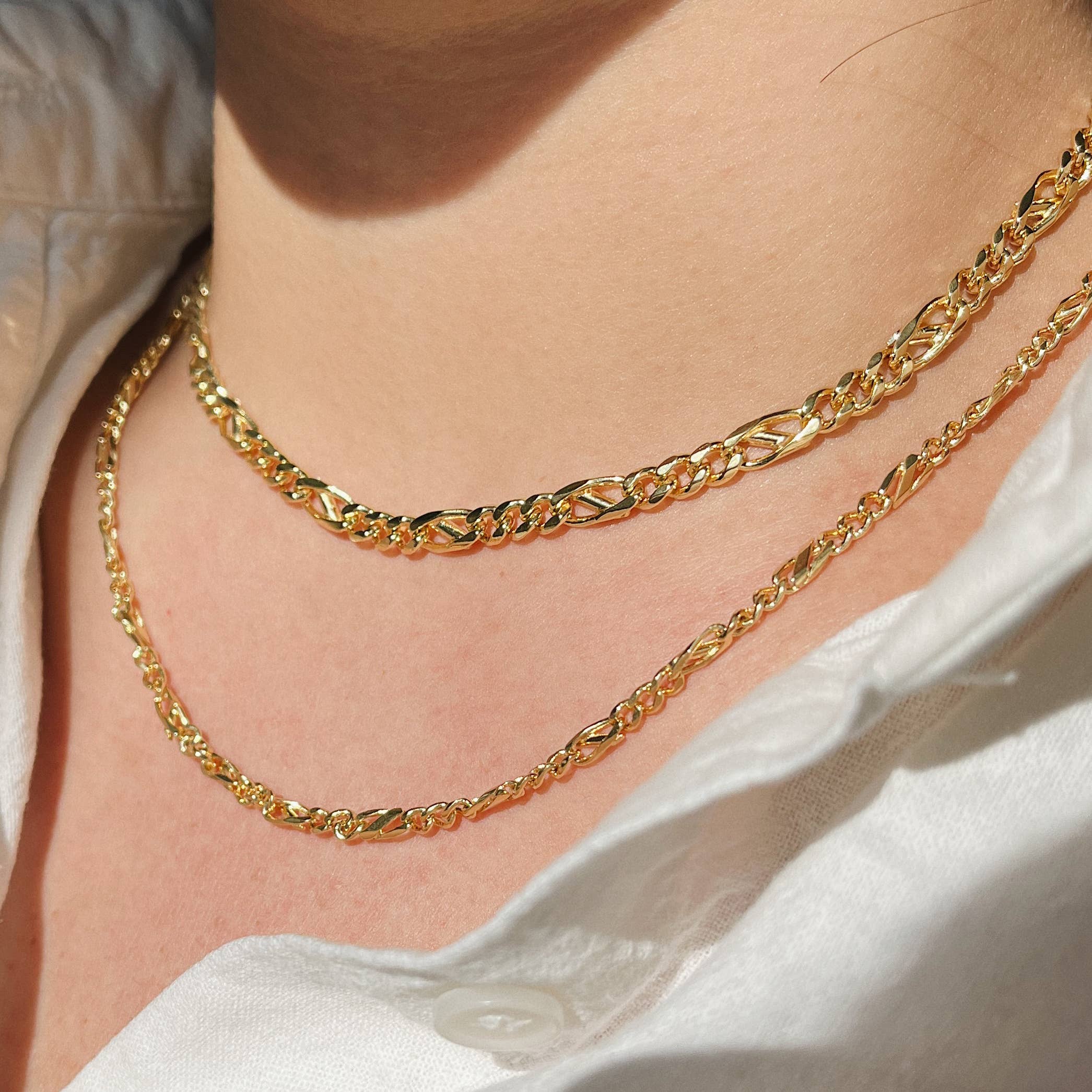 Kara Yoo | Thin Sevilla Necklace - Gold