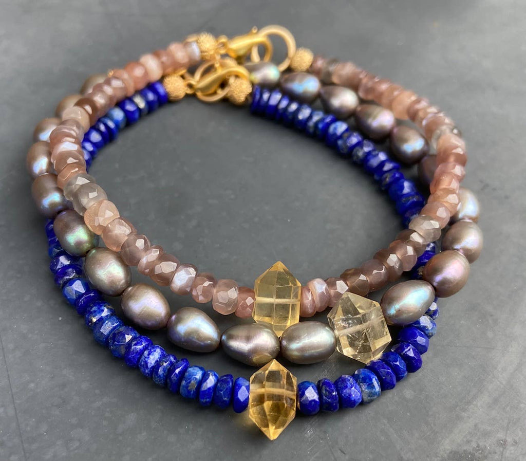 Heather Kahn | Moondust Energy Bracelet -3 Stone Options