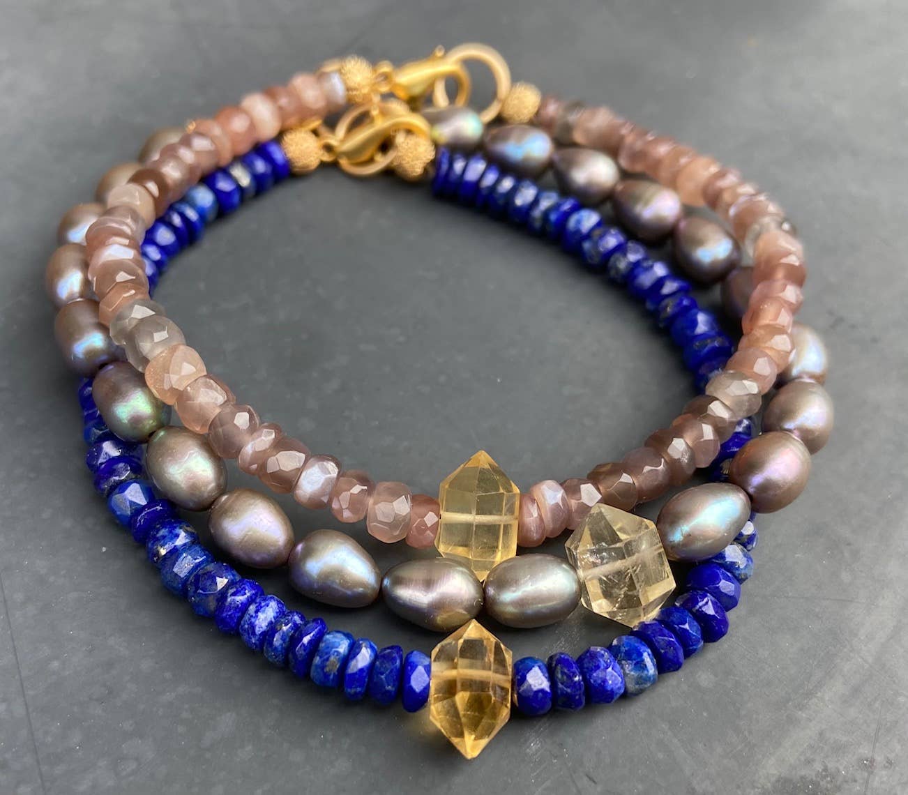Heather Kahn | Moondust Energy Bracelet -3 Stone Options