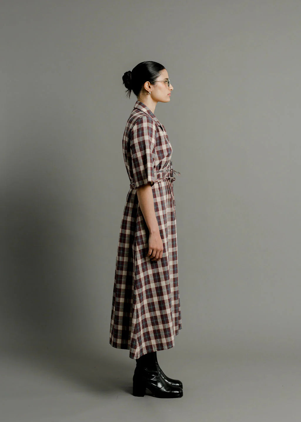 A Bronze Age | Eden Dress - Nerd Plaid