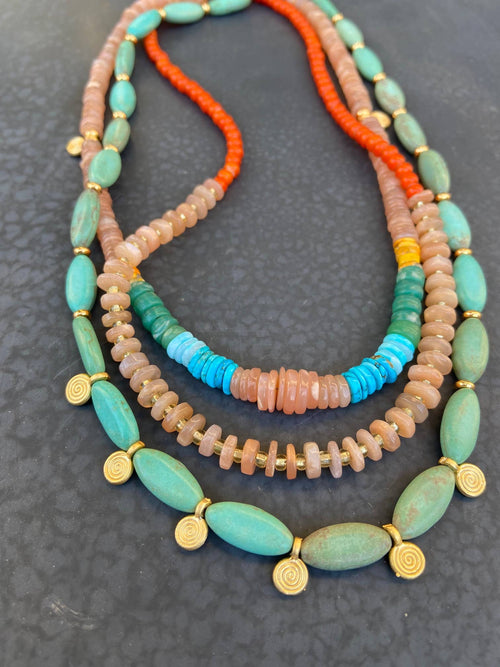 Heather Kahn | Bali Sunset Necklace