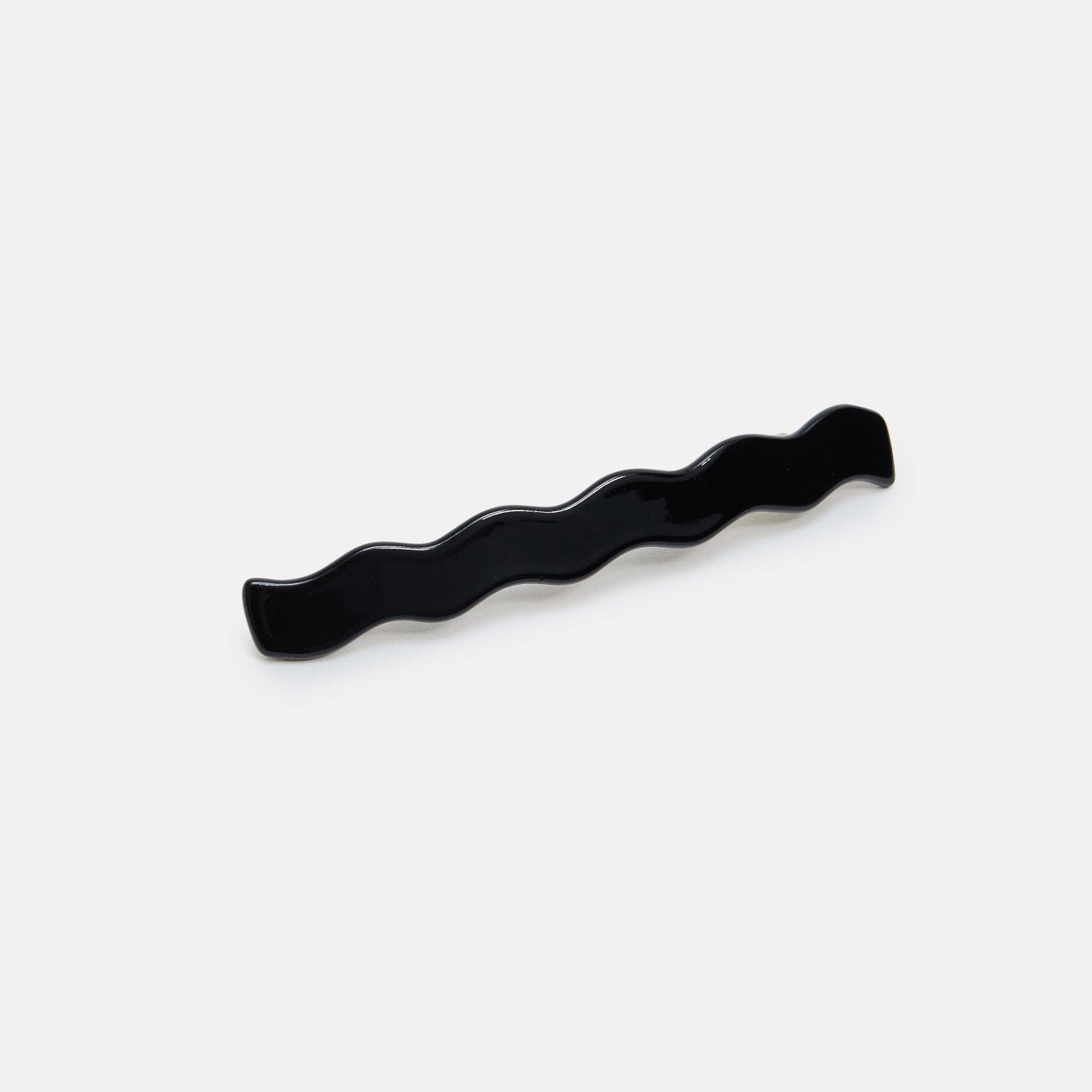 Chunks | Skinny Wave Barrette - Black – Fort