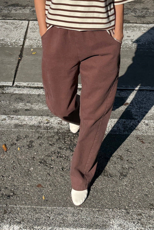 Le Bon Shoppe | LONG Arc Pants - Chocolate