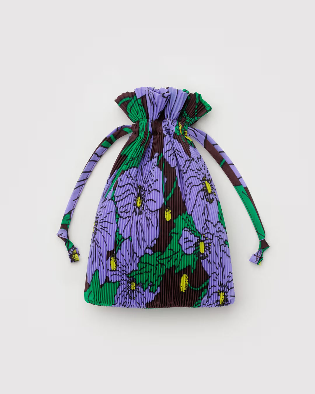 Baggu | Pleated Baggu - Maroon Poppy