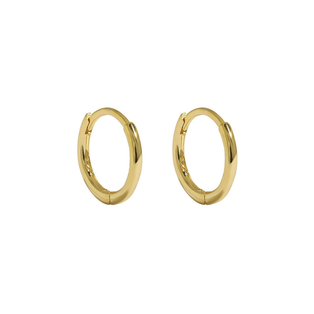 Love Local Jewelry | Mia Hoops 11mm - Gold or Silver