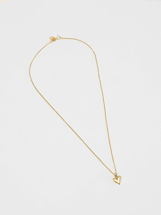 Wolf Circus | Baby Heart Necklace in Gold