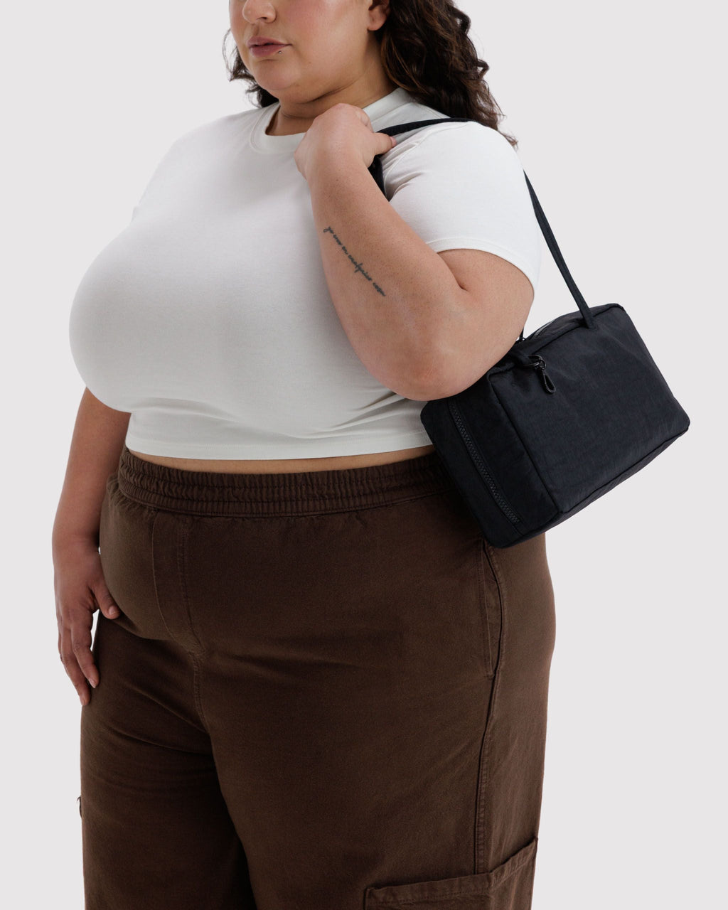 Baggu | Nylon Bowler Bag - Black