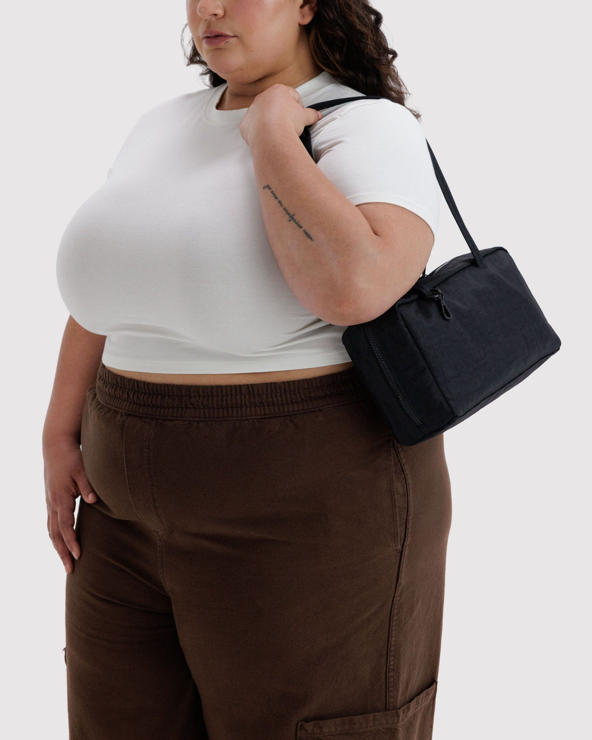 Baggu | Nylon Bowler Bag - Black