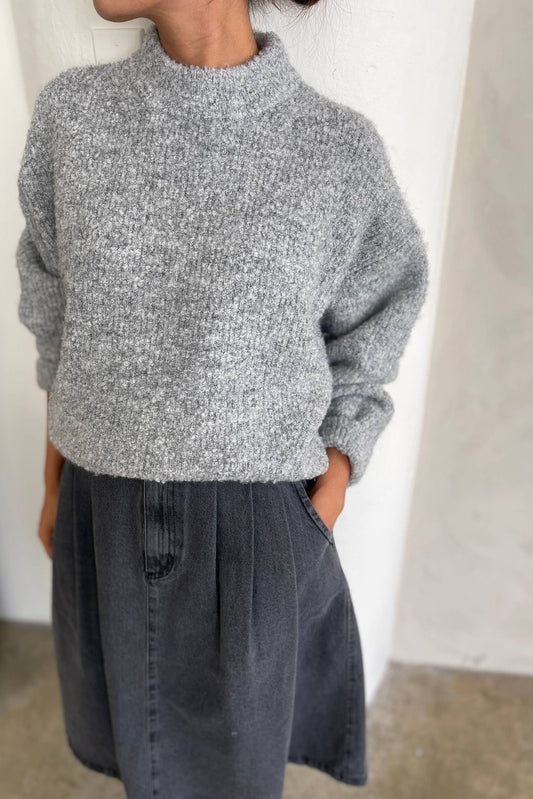 Le Bon Shoppe | Elise Sweater - Heather Grey