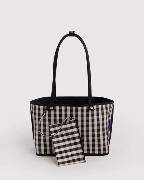 Baggu | Medium Nylon Reversible Tote - Black Mix
