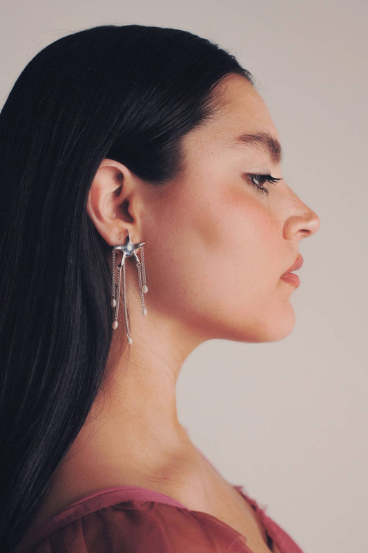 Kara Yoo | Astrid Earrings - Silver