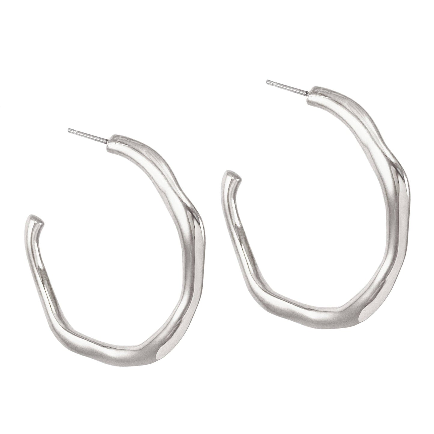 BIKO | Rio Hoops Large - Silver