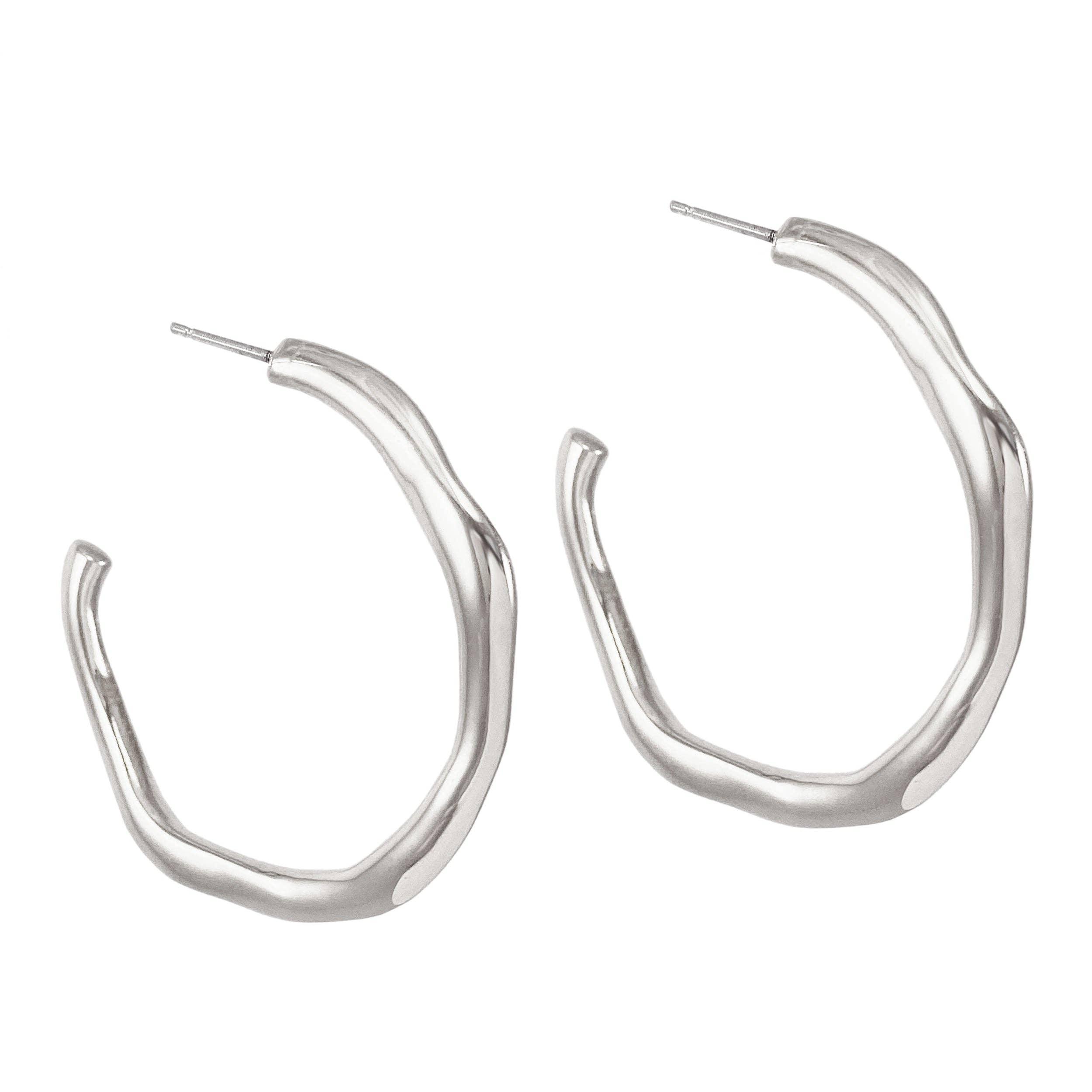 BIKO | Rio Hoops Large - Silver