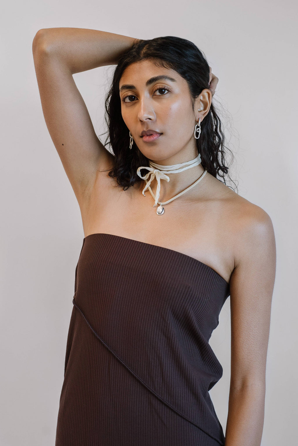 Kara Yoo | Loop Dangle Earrings: 14k Gold Plated