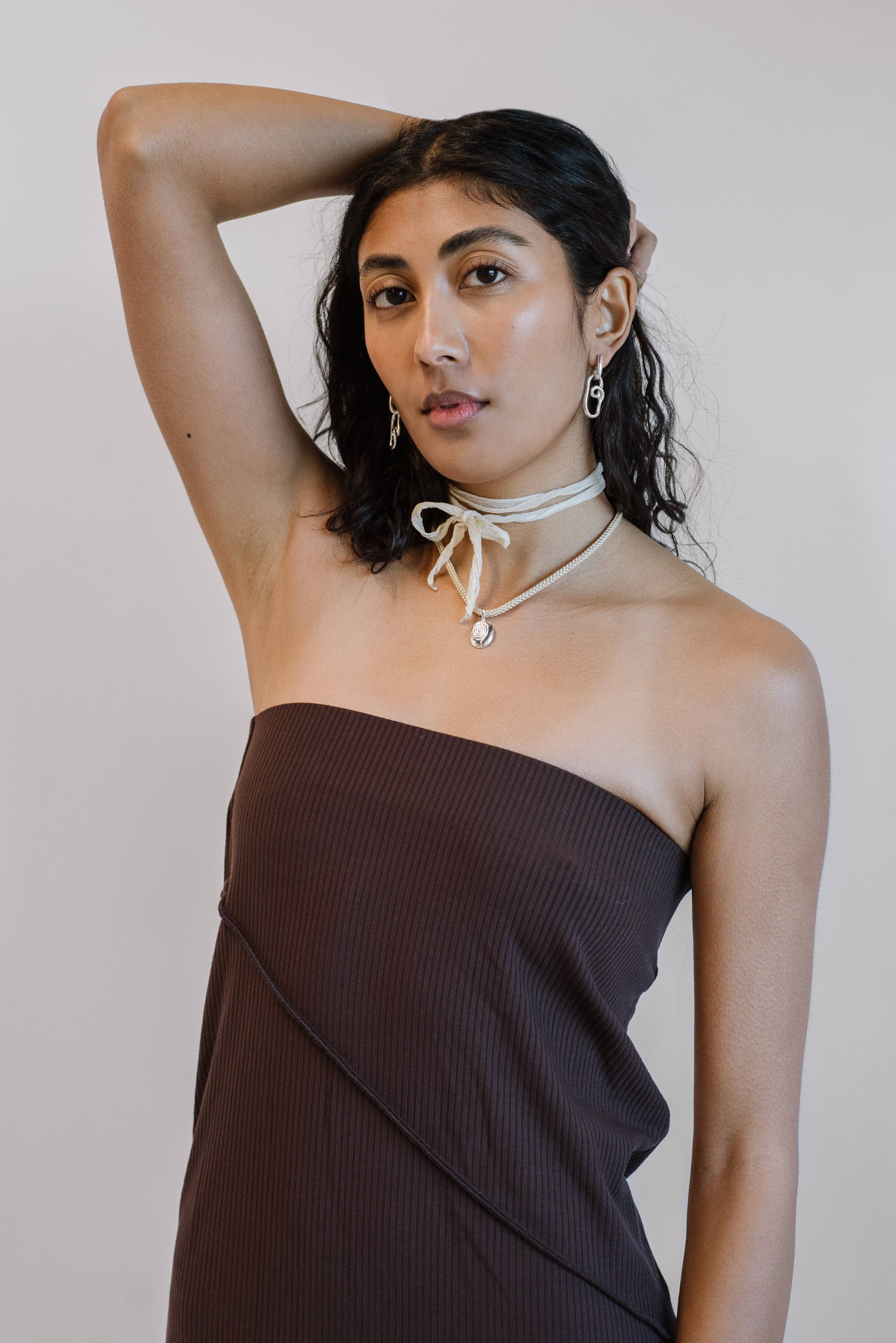 Kara Yoo | Loop Dangle Earrings: 14k Gold Plated