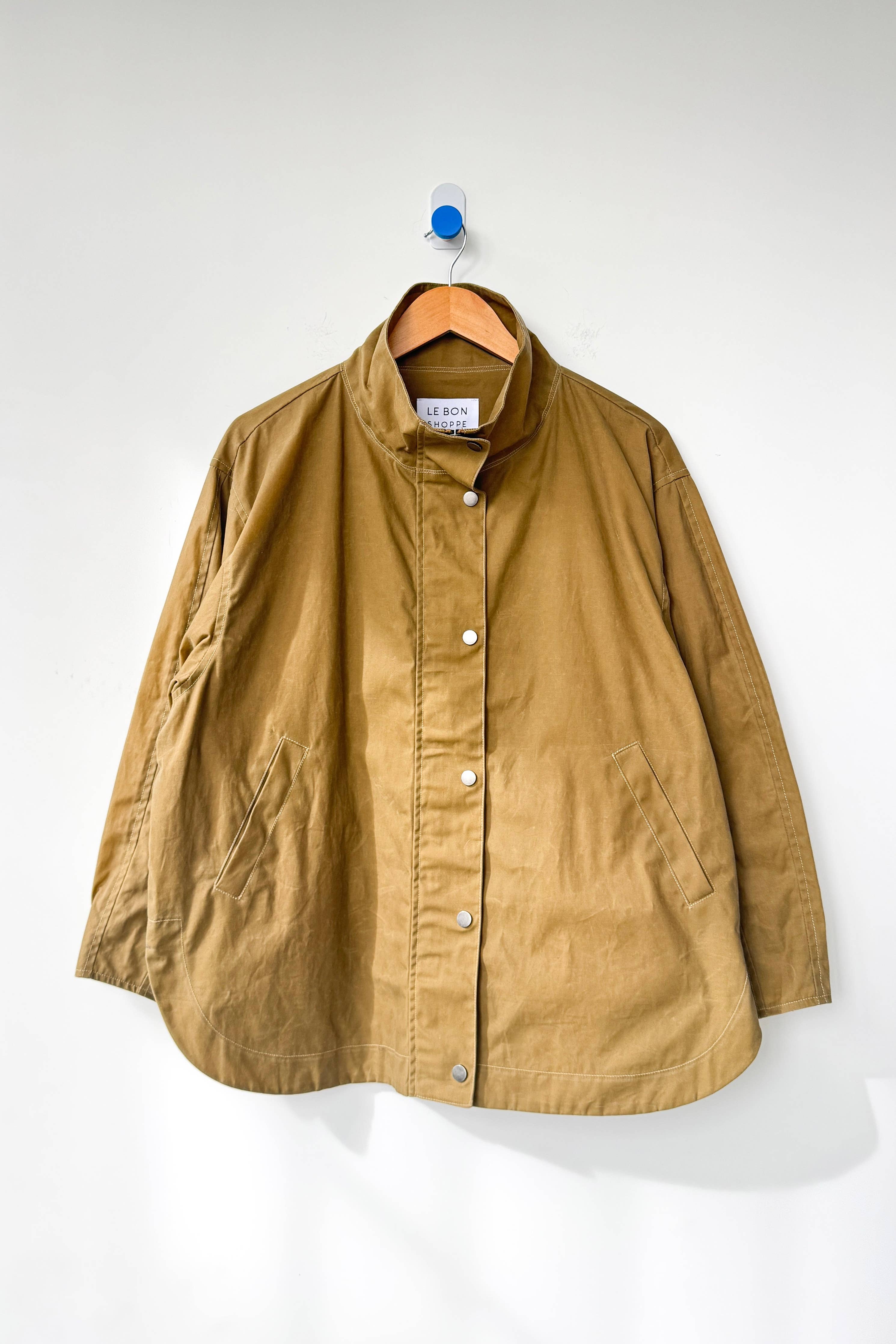 Le Bon Shoppe | Blair Waxed Cotton Jacket - Khaki