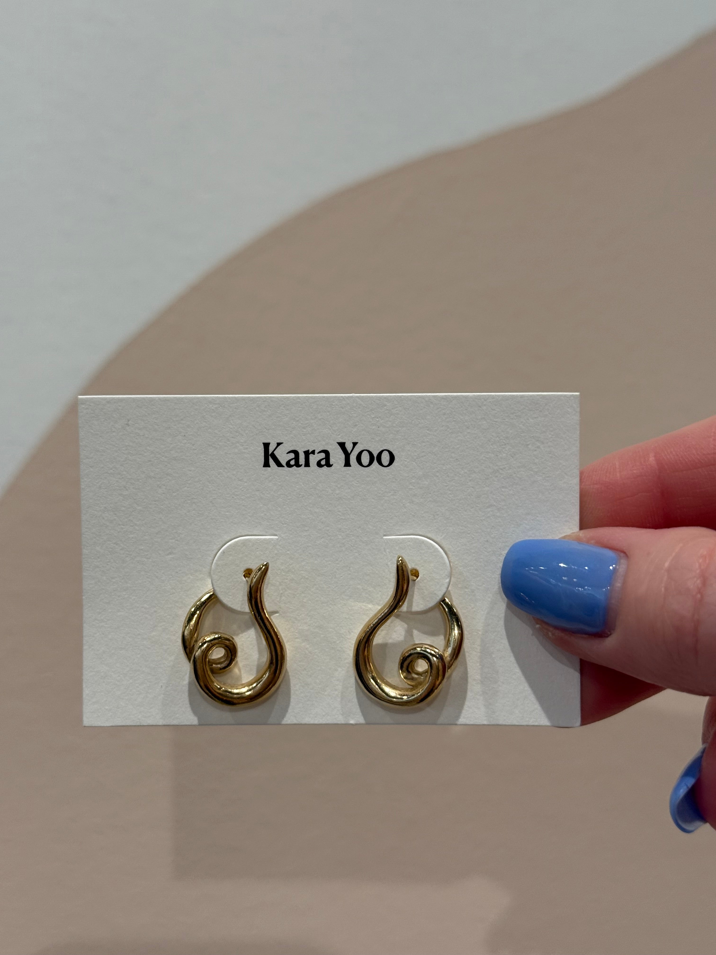 Kara Yoo | Loop Studs - 14k Gold Plated (1 micron)