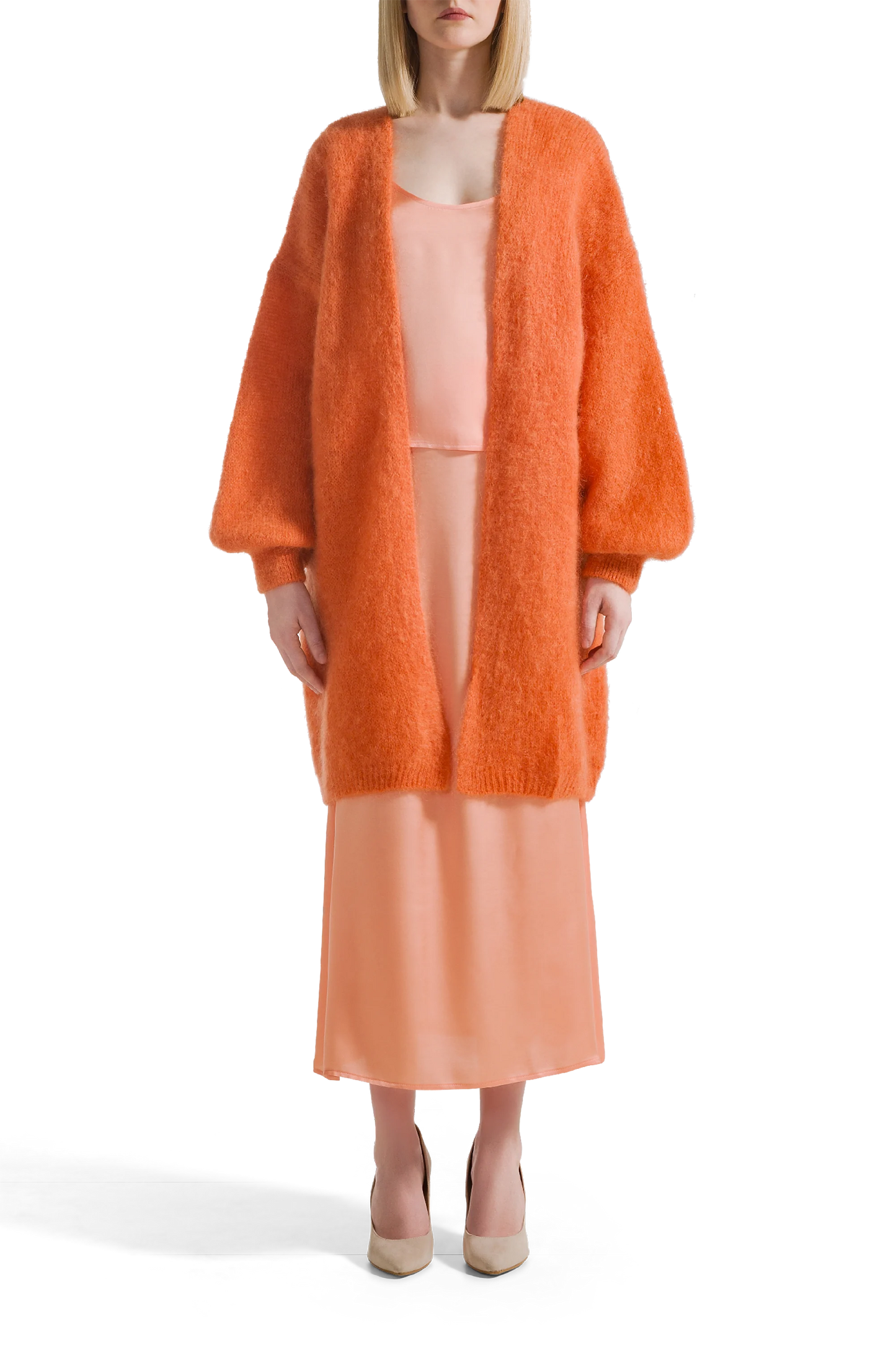 American Dreams | Lee Midi Cardigan -  Beige