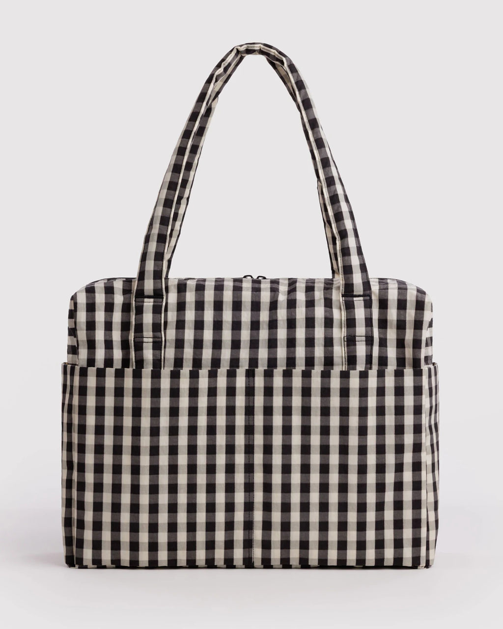 Baggu | Cloud Carry On - Black And Cream Gingham