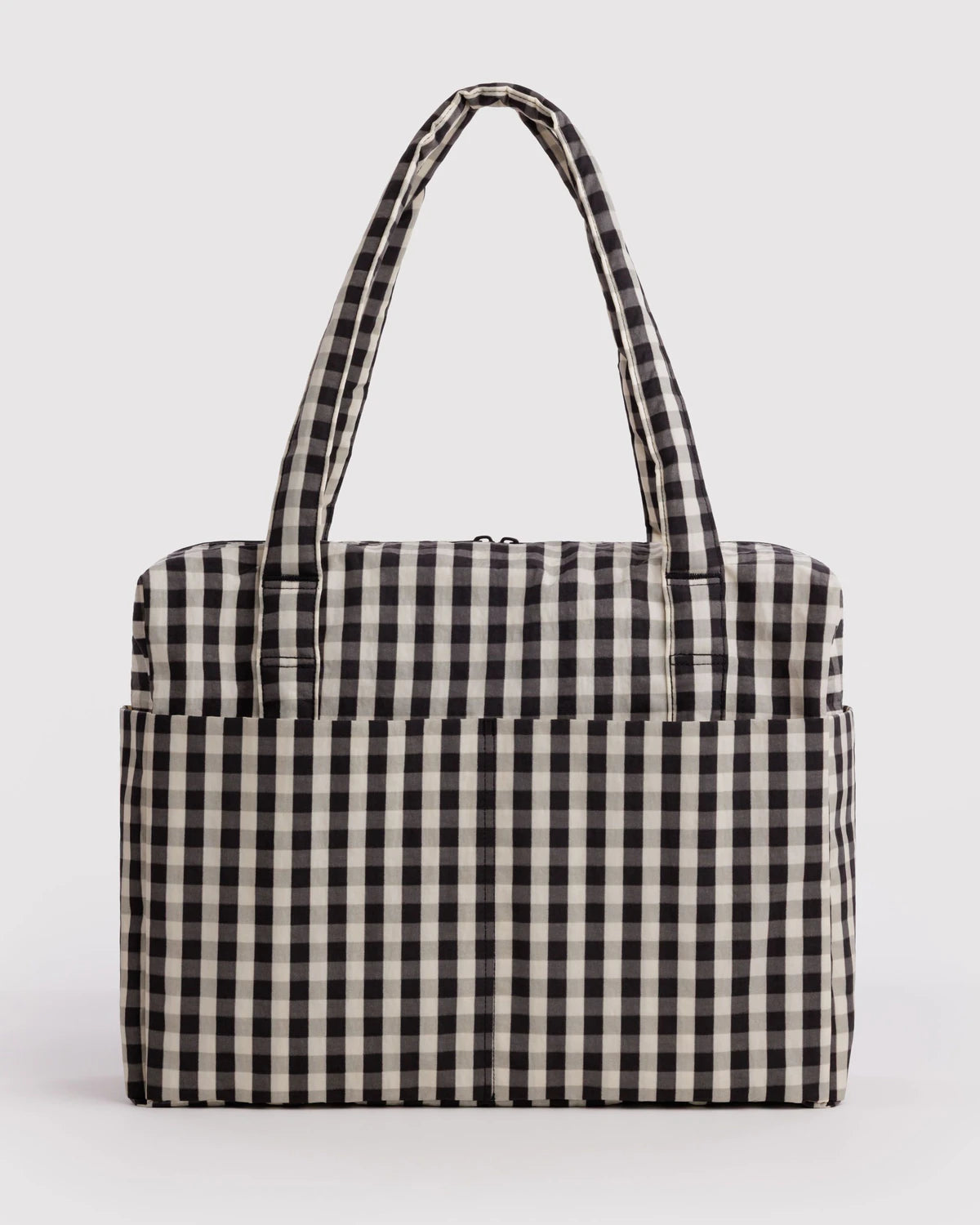 Baggu | Cloud Carry On - Black And Cream Gingham