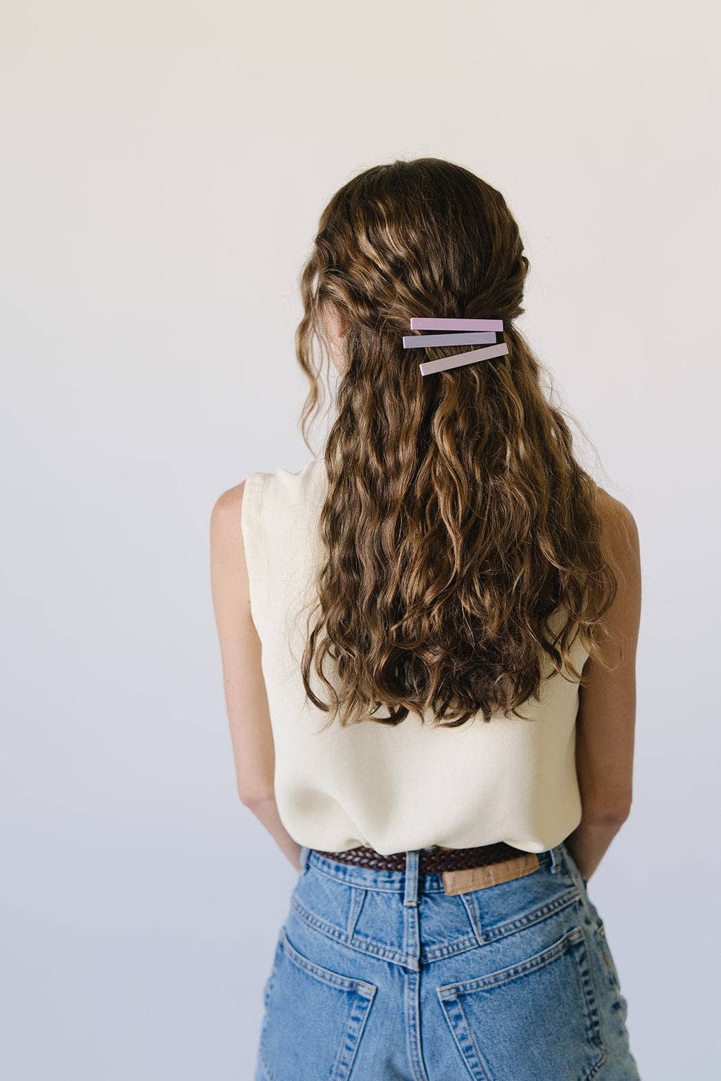 Nat + Noot | Evie Hair Clips - Blue Maize