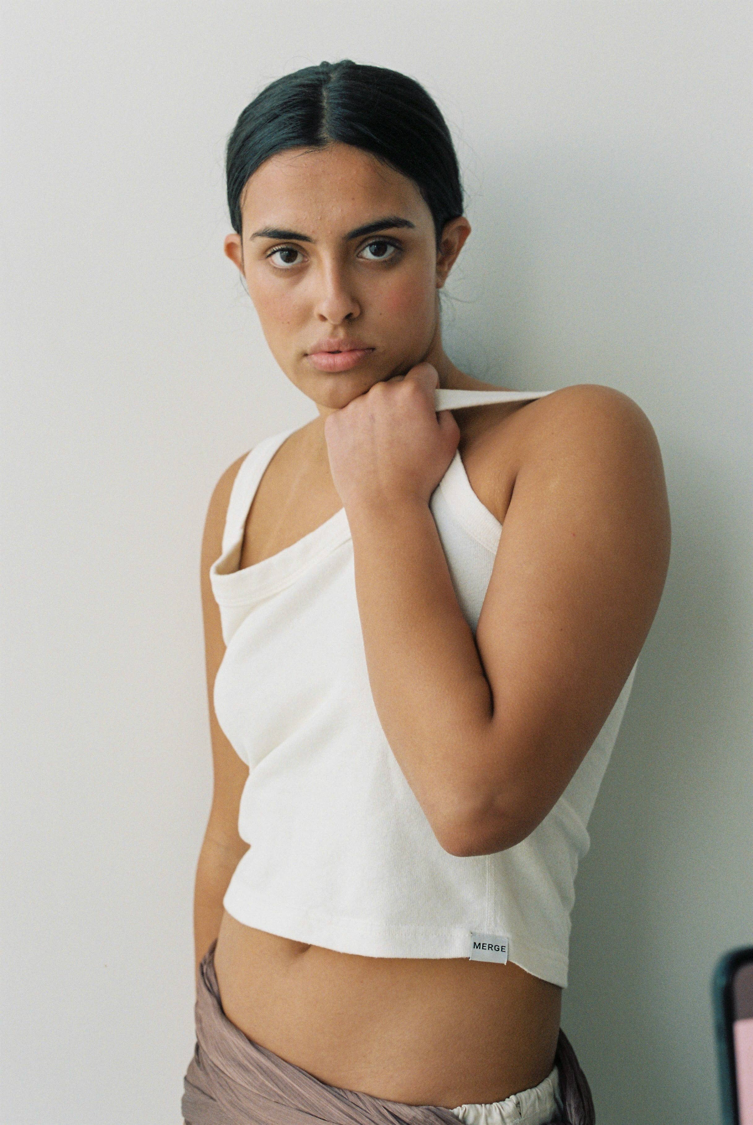 Merge | Hemp Breeze Tank Top - Natural / Undyed