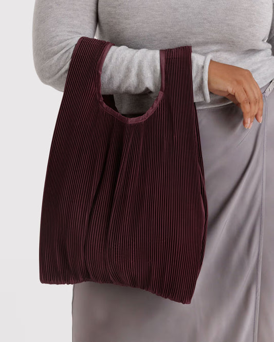 Baggu | Pleated Baggu - Mahogany