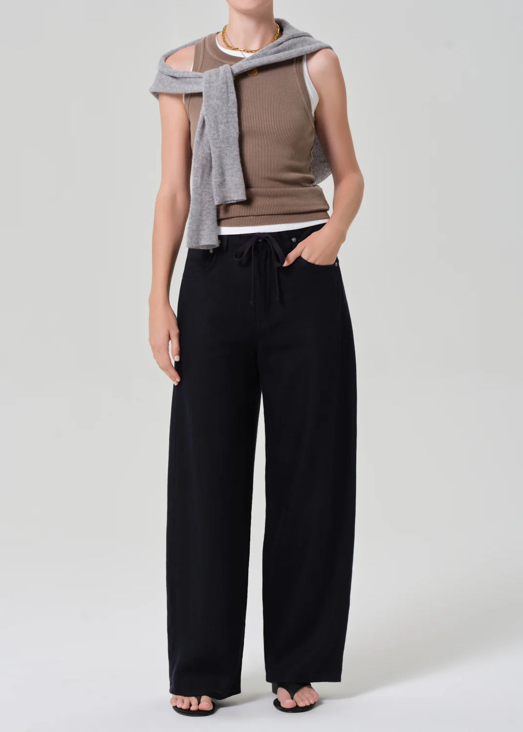 Citizens of Humanity | Isabel Rib Tank - Cocoa