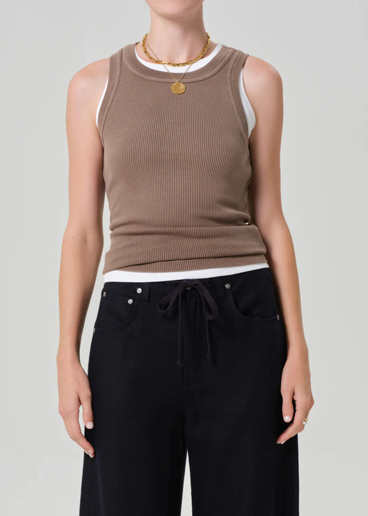Citizens of Humanity | Isabel Rib Tank - Cocoa