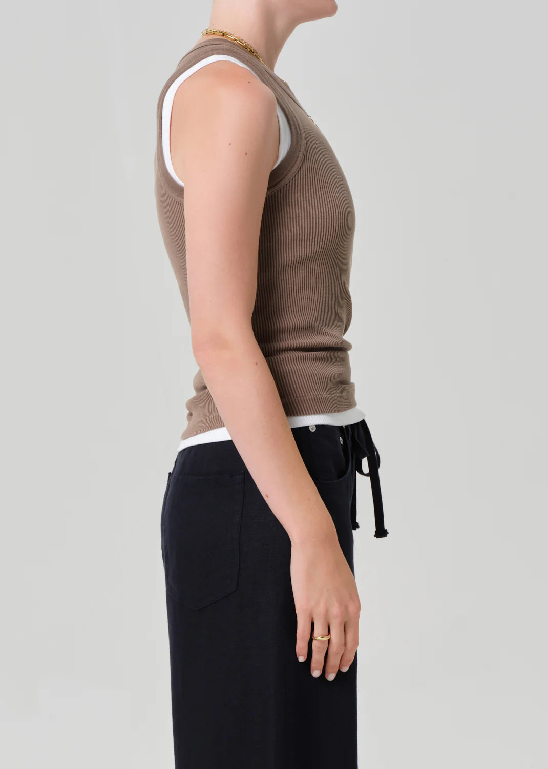Citizens of Humanity | Isabel Rib Tank - Cocoa