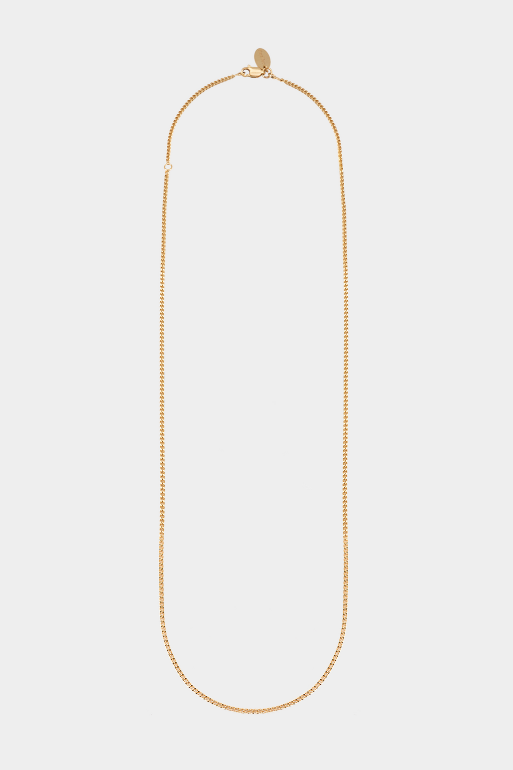 Kara Yoo | Thin Curb Necklace - Gold