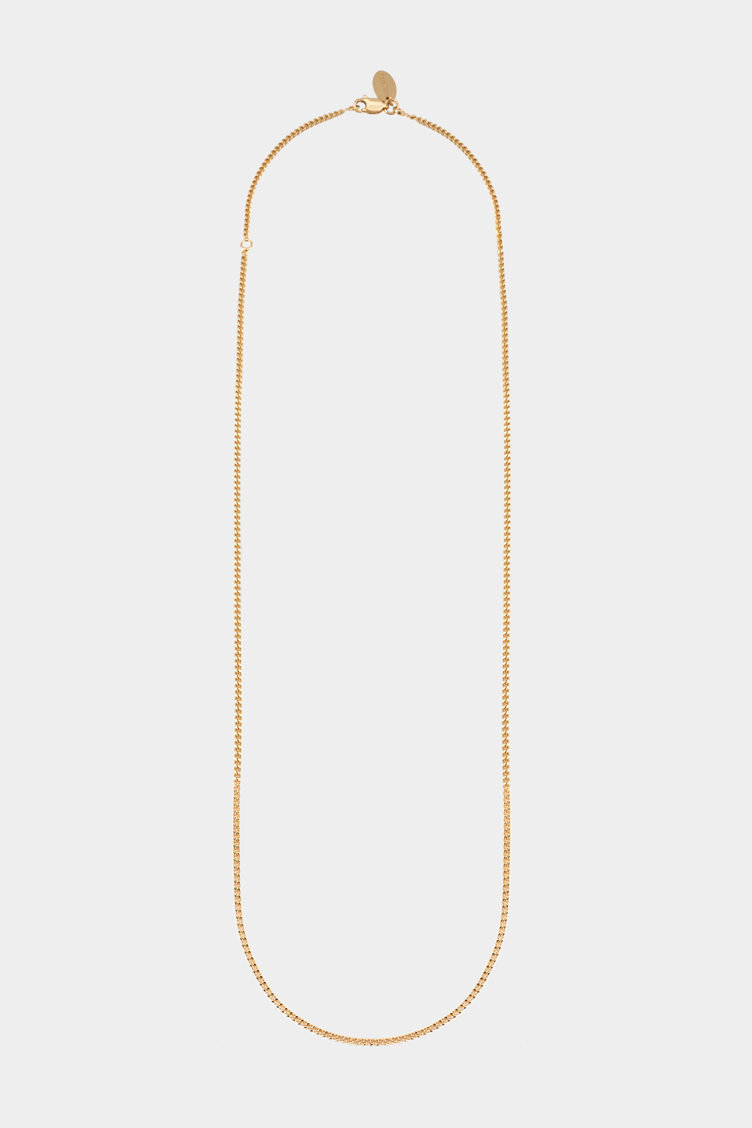 Kara Yoo | Thin Curb Necklace - Gold
