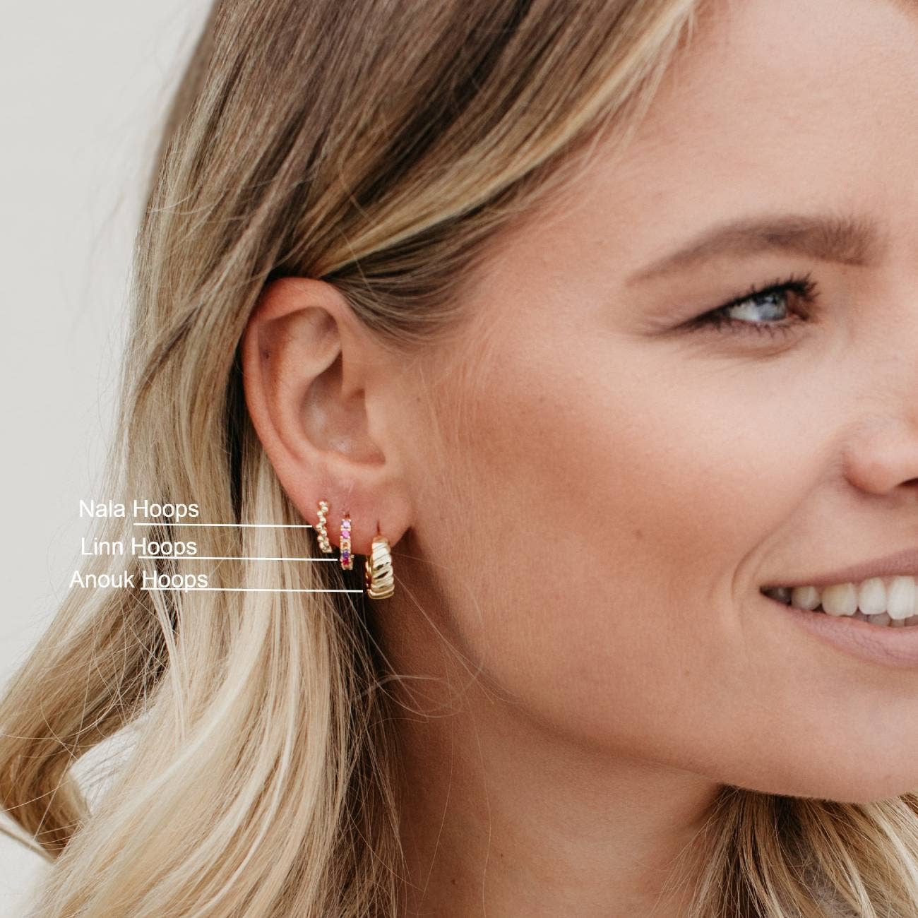 Love Local Jewelry | Nala Hoops 1.2cm - Silver