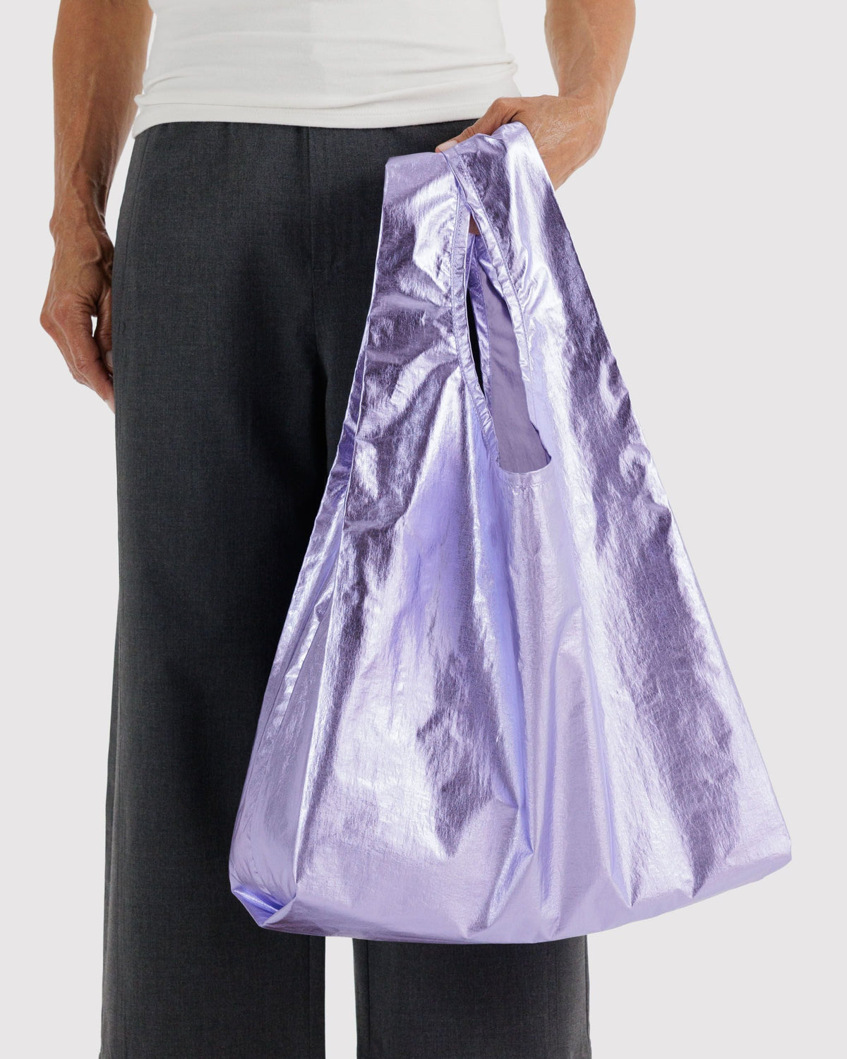 Baggu | Standard Shopping Tote - Lavender Metallic