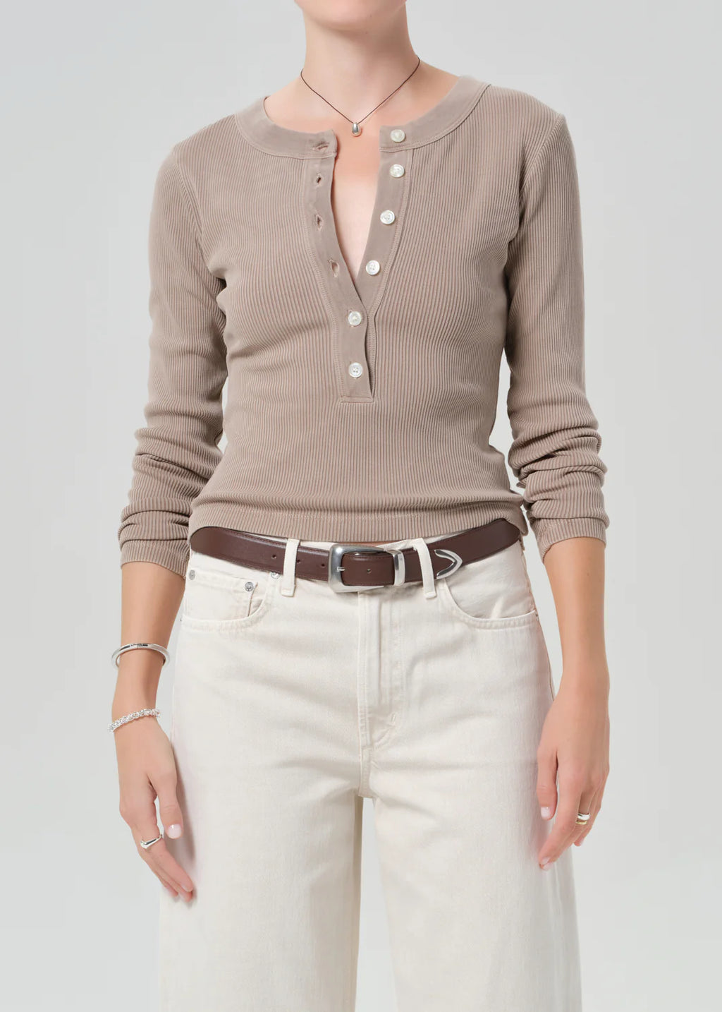 Citizens of Humanity | Nali Short Sleeve Henley - Sandatlas
