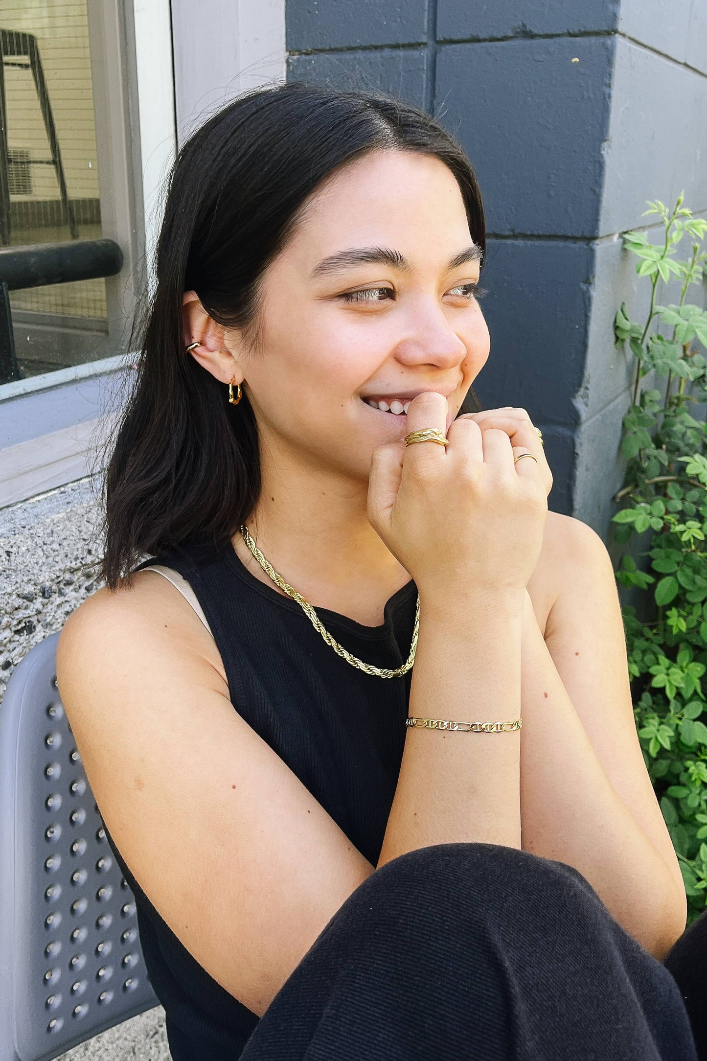 Kara Yoo | Slim Gio Bracelet - Gold