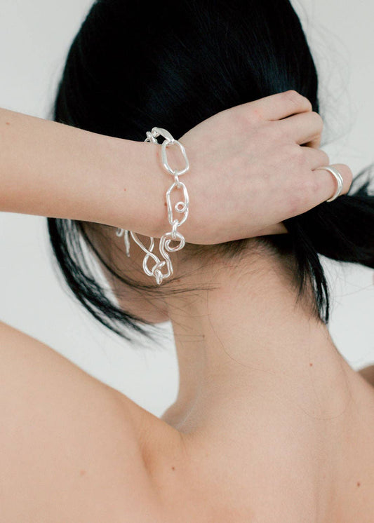 Kara Yoo | Sabine Bracelet - Silver Plated