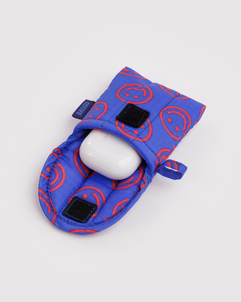 Baggu | Puffy Earbuds Case - Mini Cobalt Happy