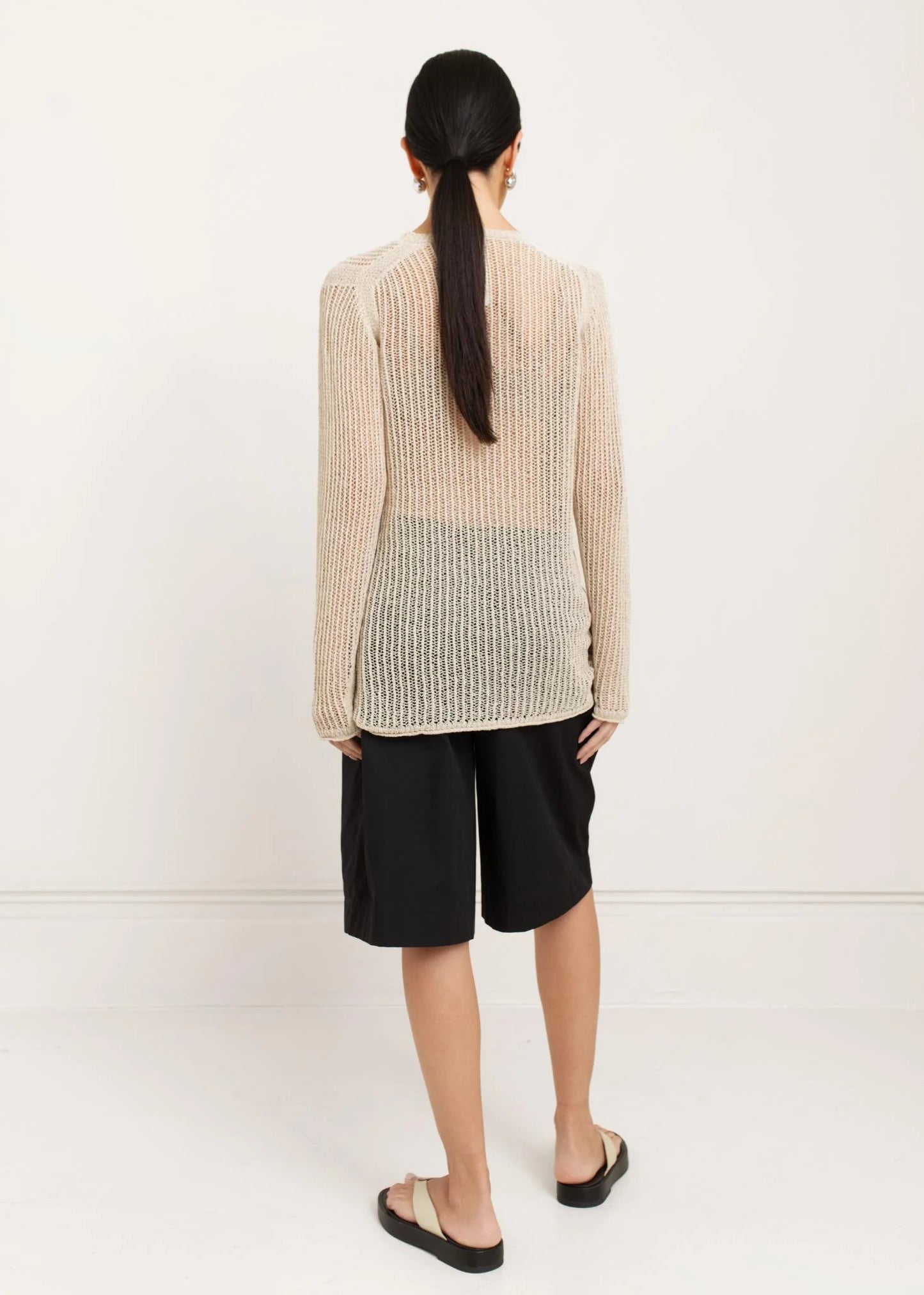 Paper Label | TBL Slim Crew - Flax