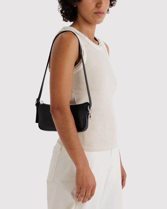 Baggu | Recycled Leather Pochette - Black