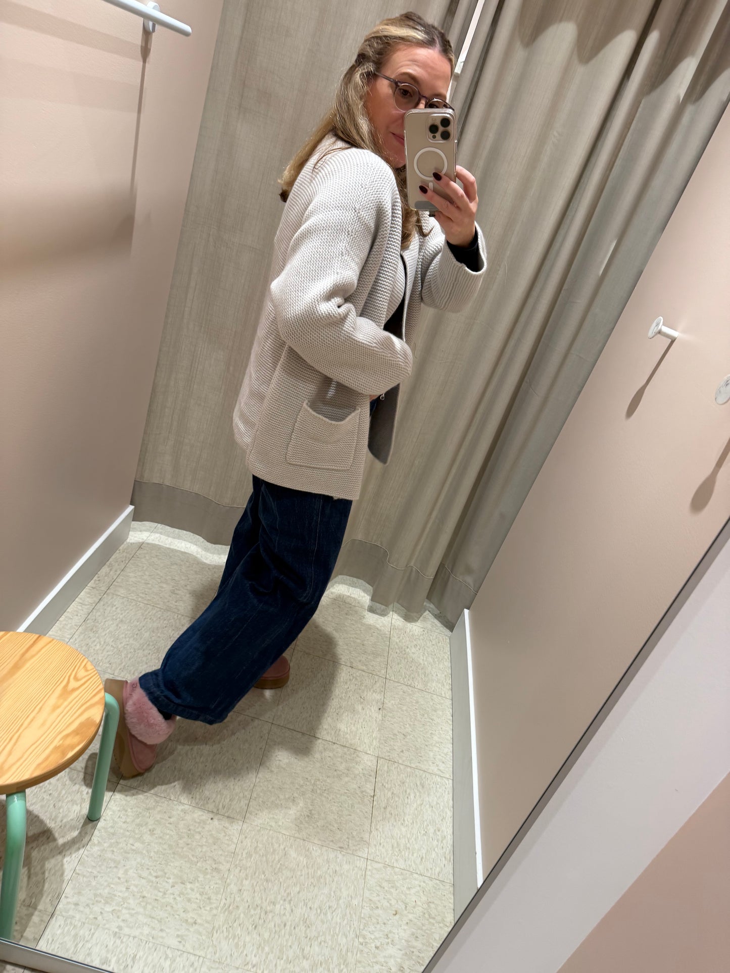 Naif | Isala Wool Coat -Chalk