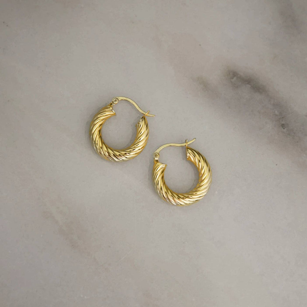 Love Local Jewelry | Nira Hoops 2cm - Gold