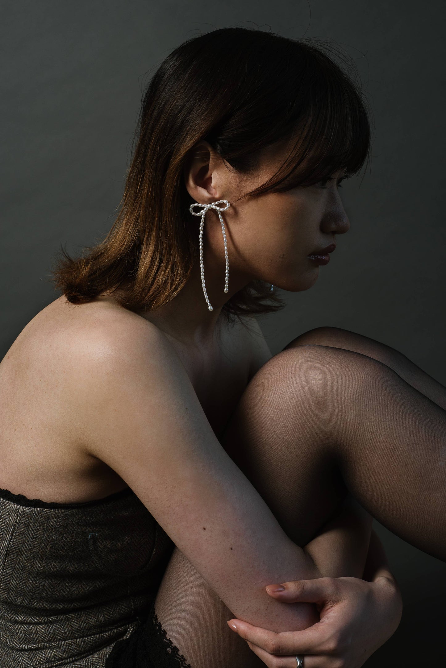 Kara Yoo | Margot Earrings - Rice Pearl