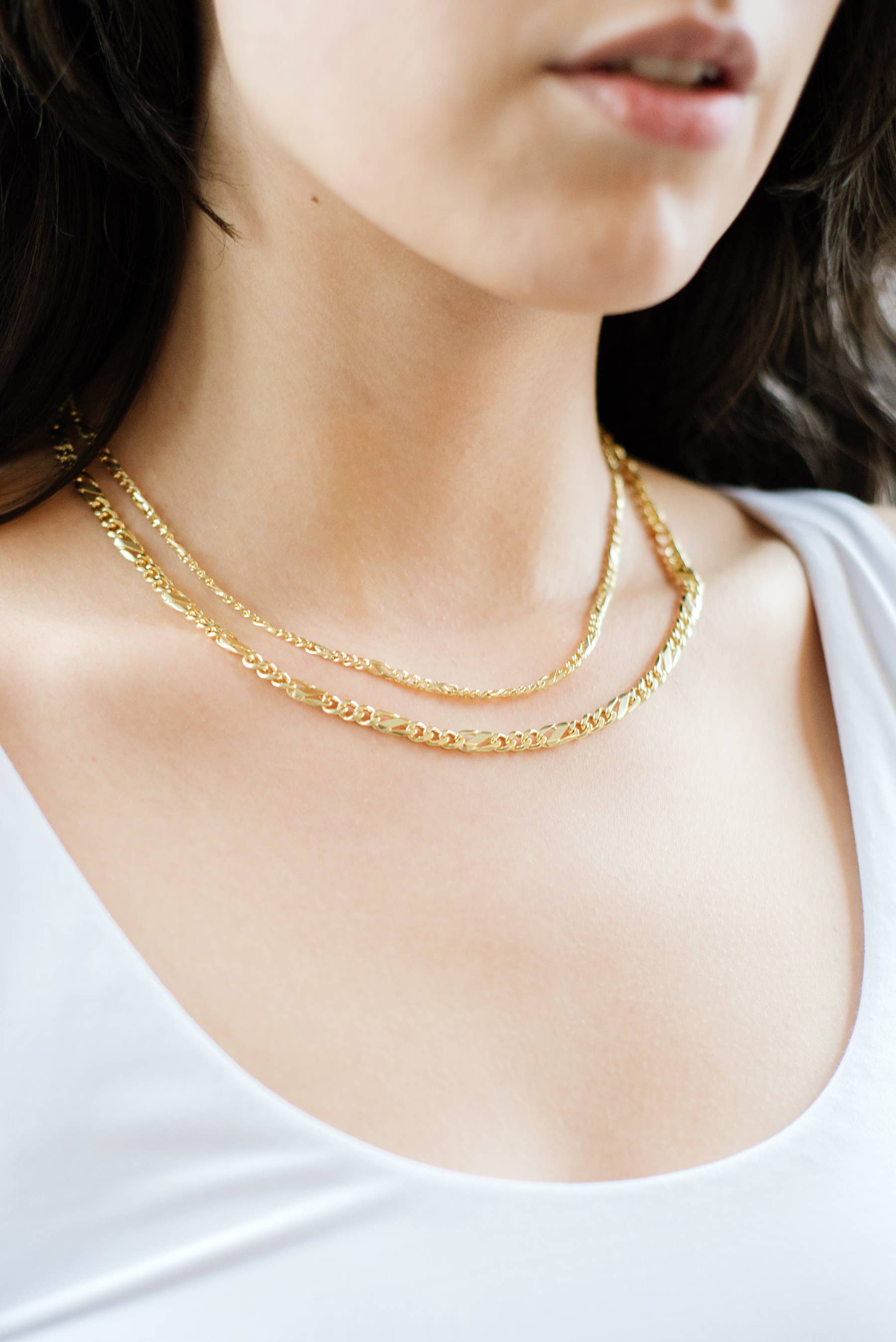 Kara Yoo | Thin Sevilla Necklace - Gold